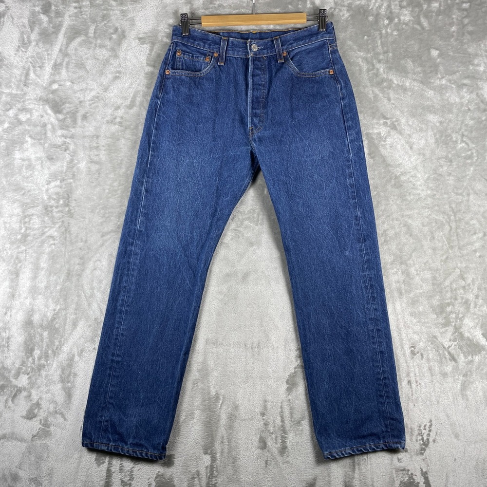 Vintage Levis 501xx Jeans Mens 31x31 fit 29x28 Made in USA Shrink to Fit DARK